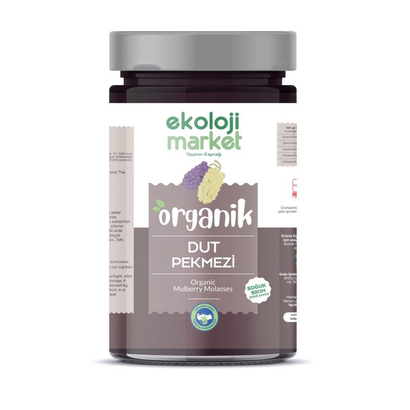 Ekoloji Market Organik Dut Pekmezi, 640 gr