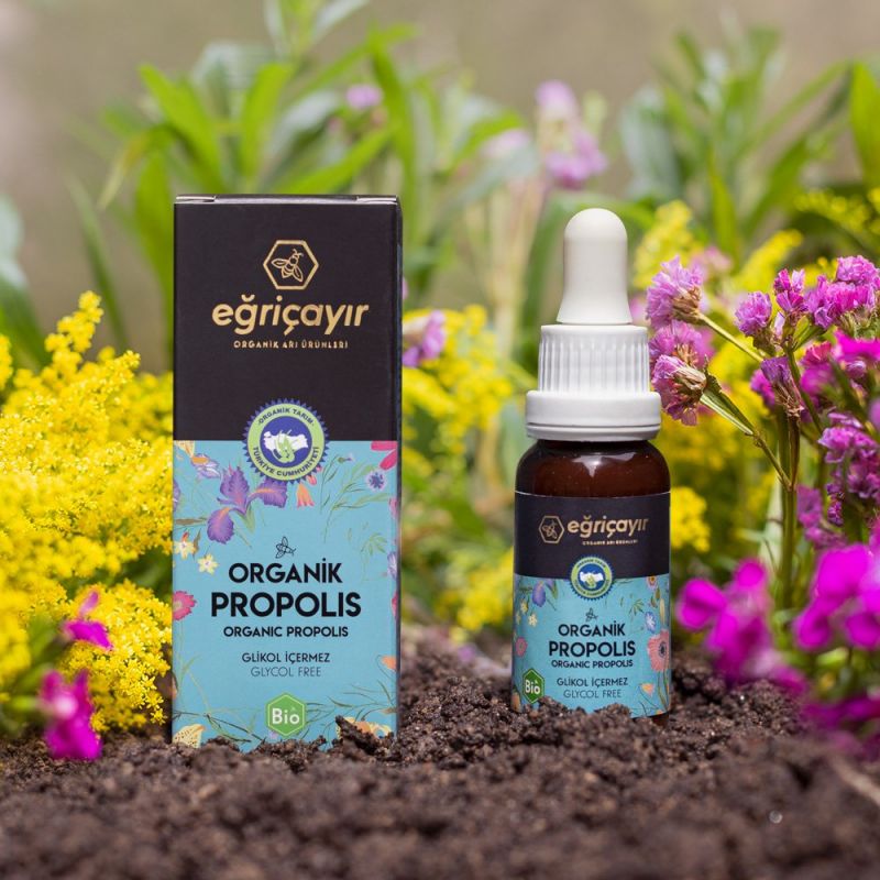 Eğriçayır Organik Propolis   20ml (Su Bazlı)