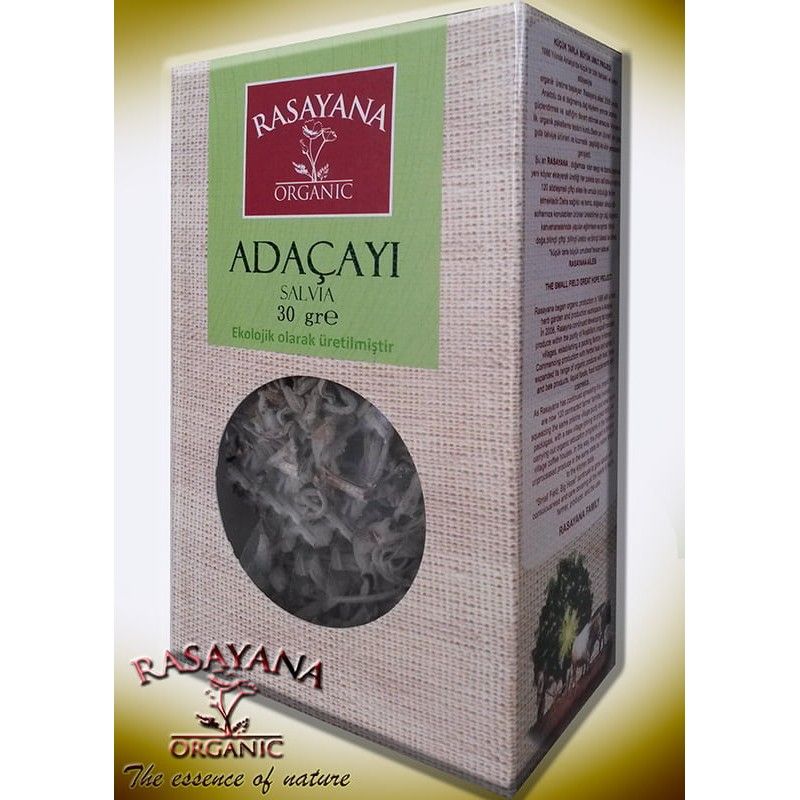 Rasayana Organik Adaçayı (Sage-Salviae) 30 Gr