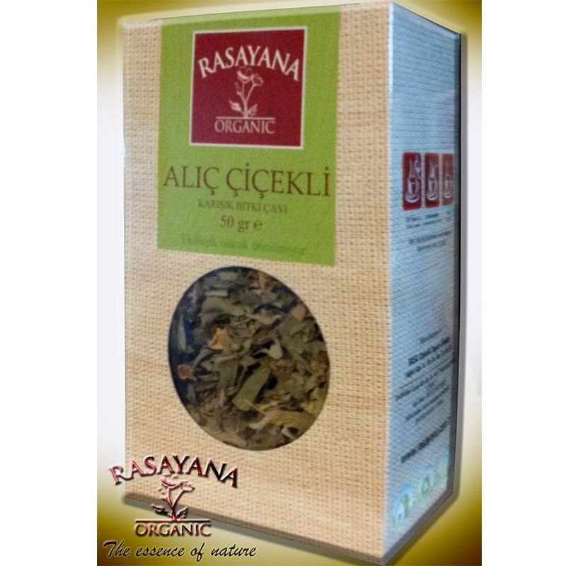 Rasayana Organik Alıç Çiçekli Karışık Bitki Çayı ( Kalp çayı)  30 Gr.