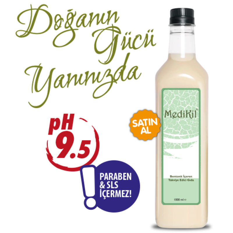 Medikil Bentonit Sıvısı 1000 ml