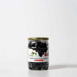 Ekoloji Market Organik  Yağlı Sele Zeytin Ekstra 350 gr (Fıçı Kavanoz)