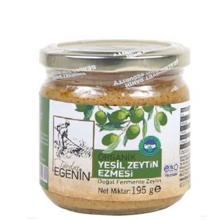 Tardaş Egenin Organik Yeşil Zeytin Ezmesi 195 gr 