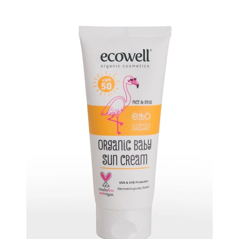 Ecowell Organik Bebek Güneş Kremi SPF50      110 gr