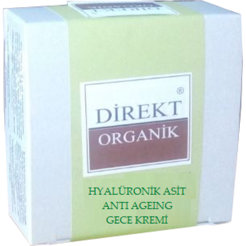 Hyalüronik Asit Gece Kremi ( Cilt Yenileyici-Kırışıklık Azaltıcı-Nem Tutucu) Anti-Age 50 cc  Direkt  