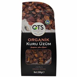 OTS Organik Üzüm Kurusu Çekirdeksiz 200g