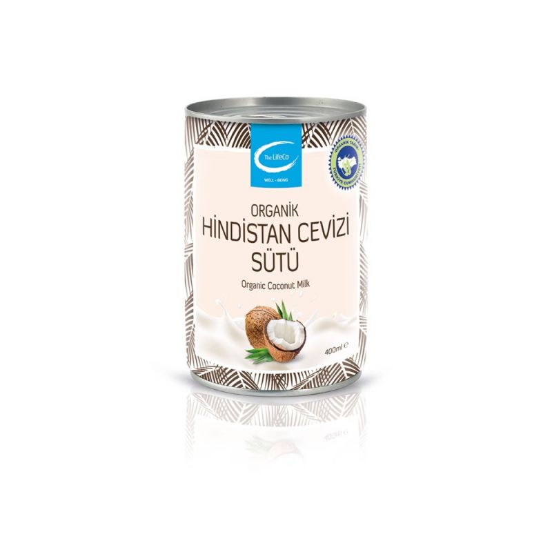 TheLifeCo Organik Hindistan Cevizi Sütü  400 ml