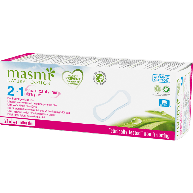 Masmi  Organik İkisi Bir Arada  Ped   24ADET