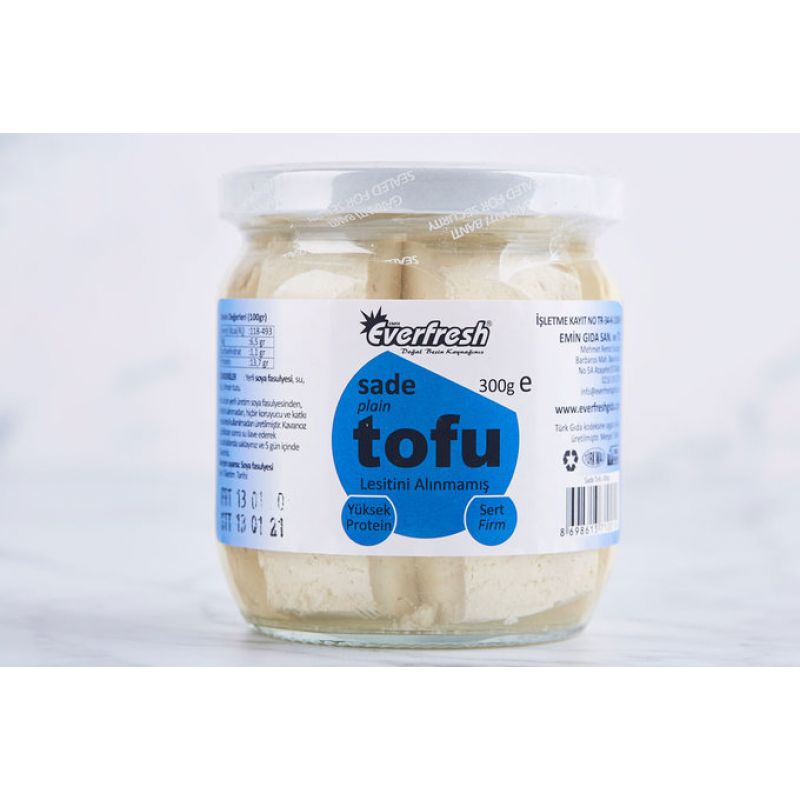 EverFresh Tofu ( Soya Peyniri) Doğal- Sade  300 gr