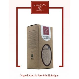 Rasayana Organik Pilavlık Bulgur (Dinkel) Kavuzlu Tam Buğday  750  Gr.