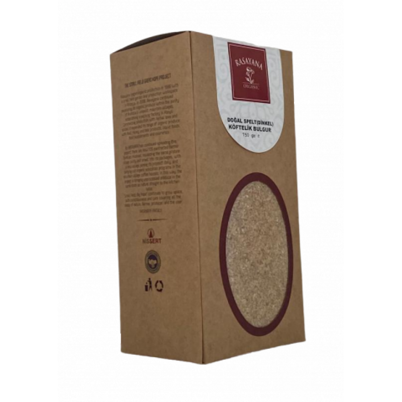 Rasayana (Dinkel-Spelt) Kavuzlu Tam Buğday Köftelik Bulguru 750 Gr (Yeni)