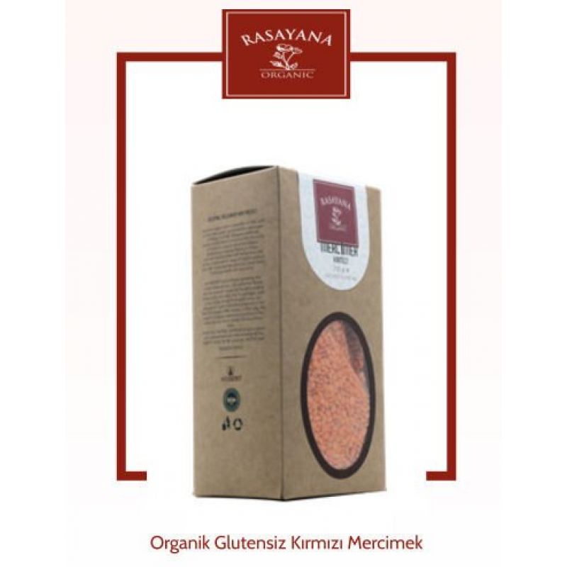 Rasayana Organik Kırmızı Mercimek 750 Gr