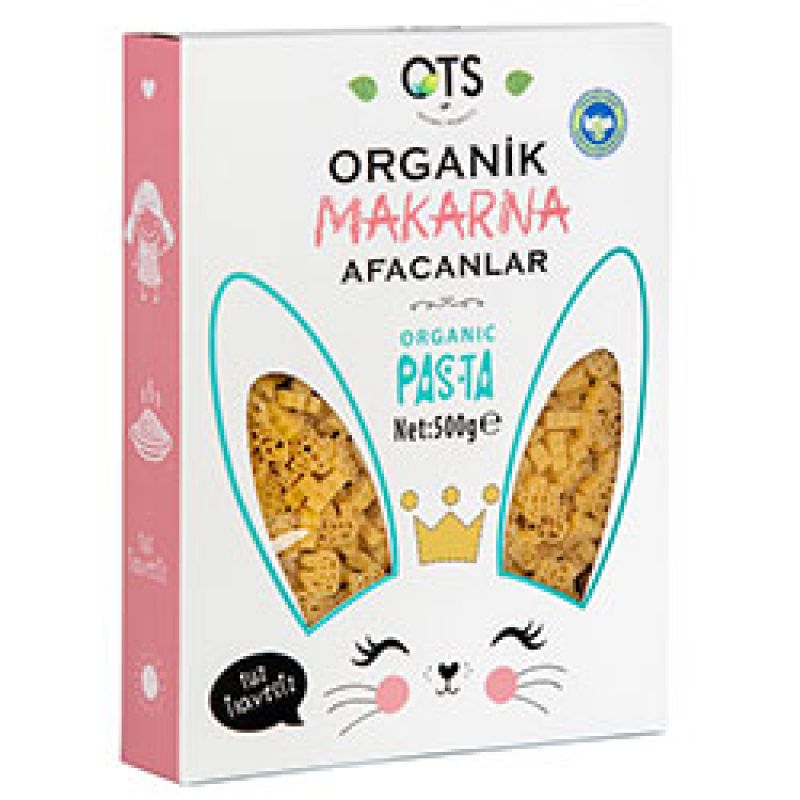 OTS Organik Makarna Afacanlar (Çocuklar için Hayvan Şekilli) 500g