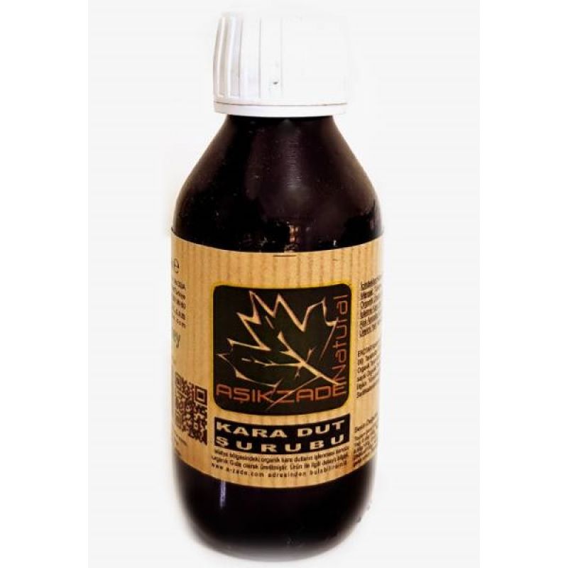 Aşıkzade Organik Organik Karadut Şurubu 100 ml