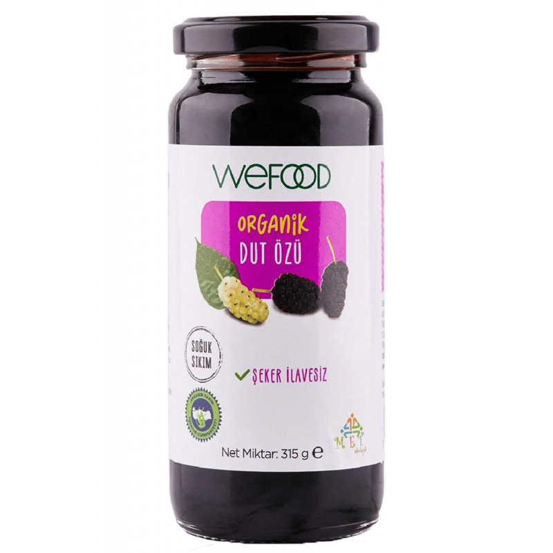 Wefood Organik Dut Özü 315 gr (Soğuk Sıkım)