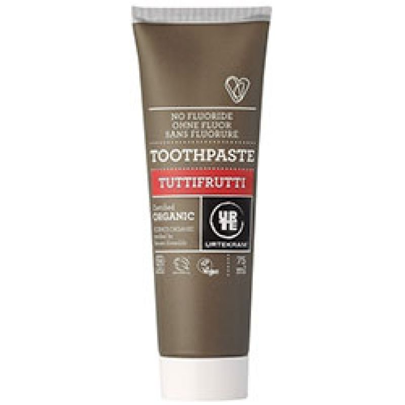Urtekram Organik Çocuk Diş Macunu (Tutti Frutti ,Florürsüz) 75ml