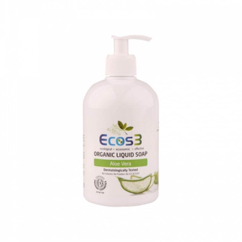 Ecos3 Organik Sıvı Sabun (Aloevera) 500 ml.