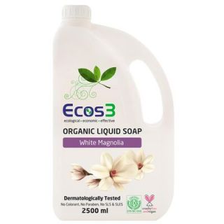 Ecos3 Organik Sıvı Sabun Beyaz Manolya (2500ml)