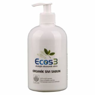 Ecos3 Organik Sıvı Sabun Beyaz Manolya (500ml)