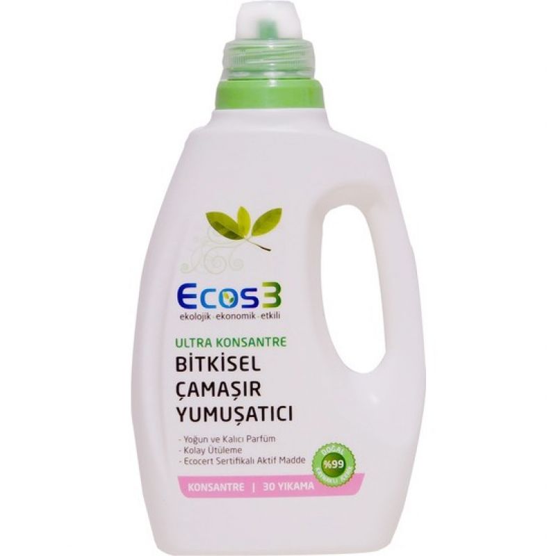 Ecos3 Ultra Konsantre Bitkisel Çamaşır Yumuşatıcı 750 ml. 