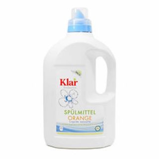 Klar Organik Elde Bulaşık Yıkama Sıvısı (Portakal Kokulu) 1.5 litre