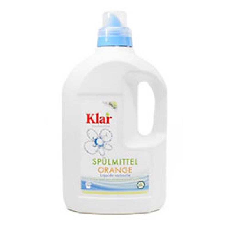 Klar Organik Elde Bulaşık Yıkama Sıvısı (Portakal Kokulu) 1.5 litre