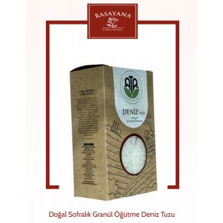 Rasayana- Ata Doğal  Deniz Tuzu  Sofrada Öğütme (Granül İri Tane) 500 Gr