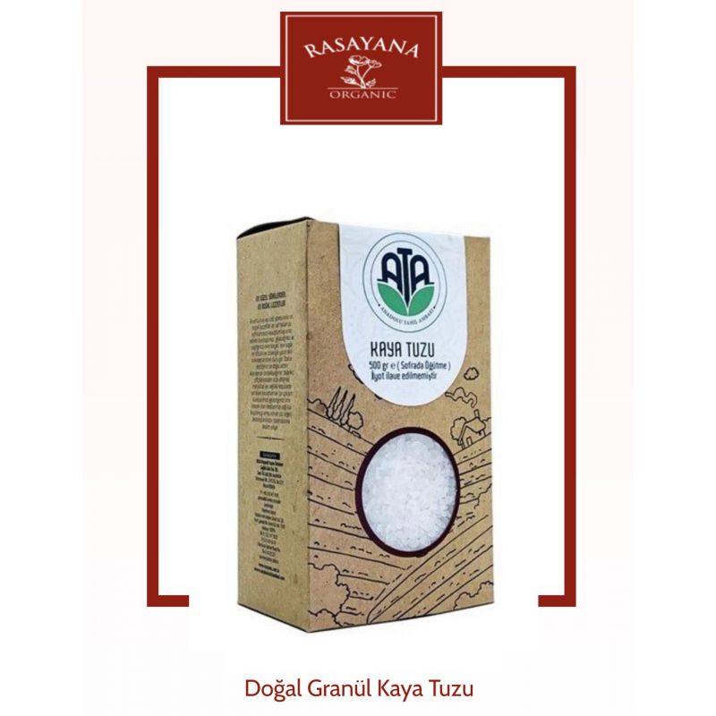 Rasayana _ Ata Doğal  Kaya Tuzu- Granül 500 Gr