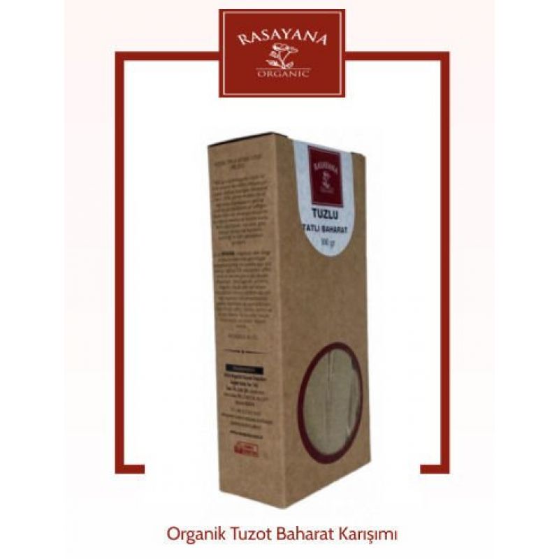 Rasayana Organik  Tuzot Acısız (Tuzlu Baharat Karışımı) 100 Gr