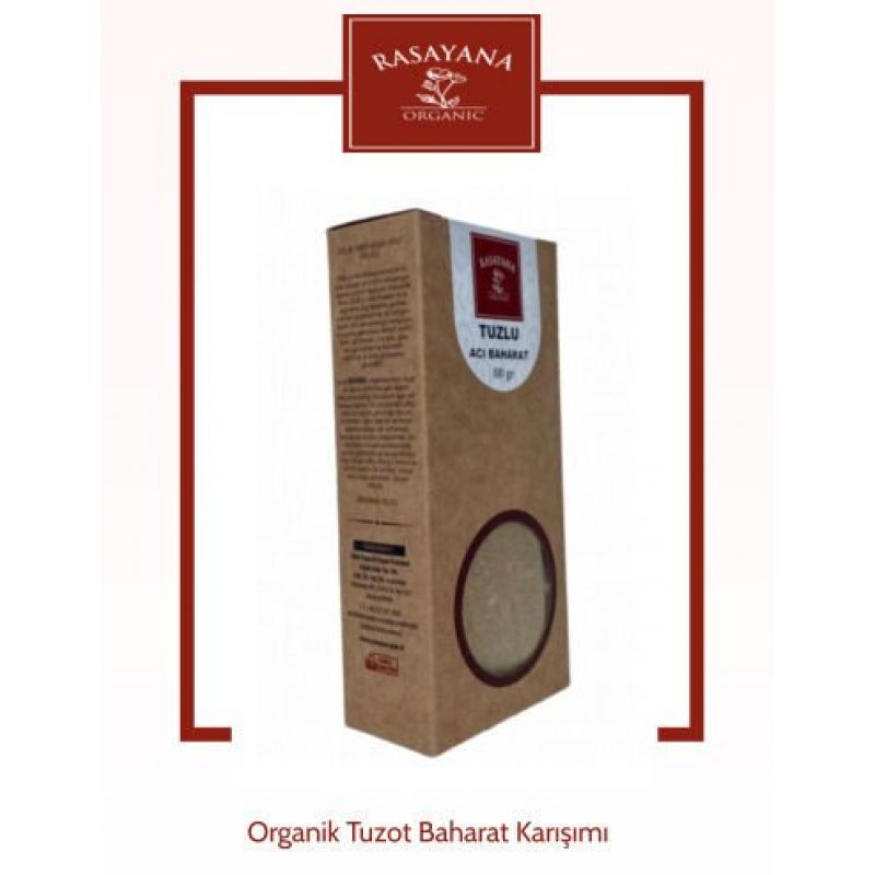 Rasayana Organik Tuzot Acılı (Tuzlu Baharat Karışımı) 100 Gr