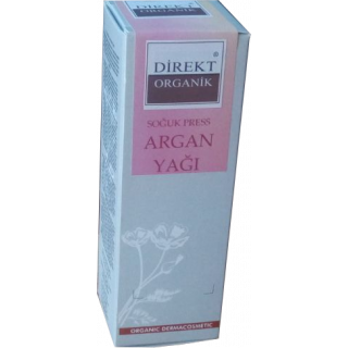 Argan Yağı 50 Ml. (%100) Soğuk Press -Direkt Organik - Ambalajlı