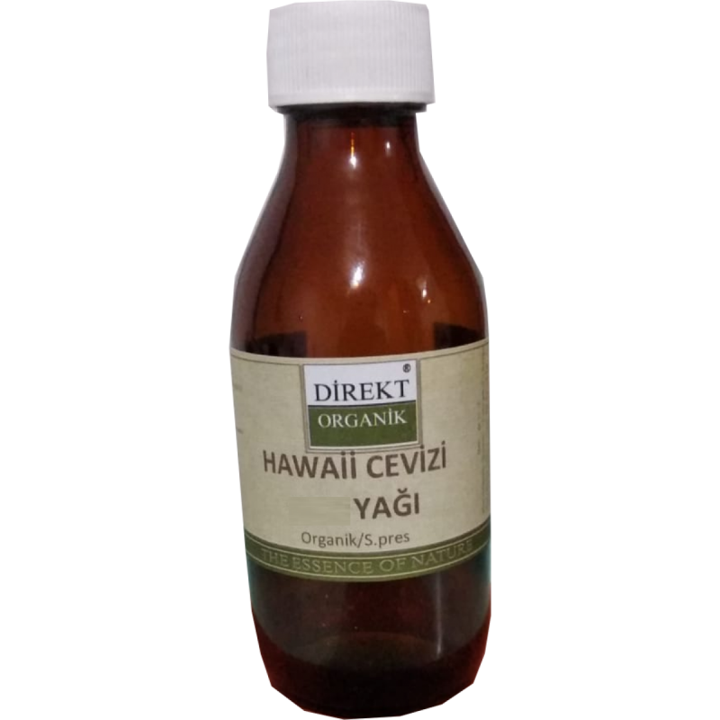 Organik Hawaii Cevizi Yağı (Macadamia) 30 cc Direkt Organik